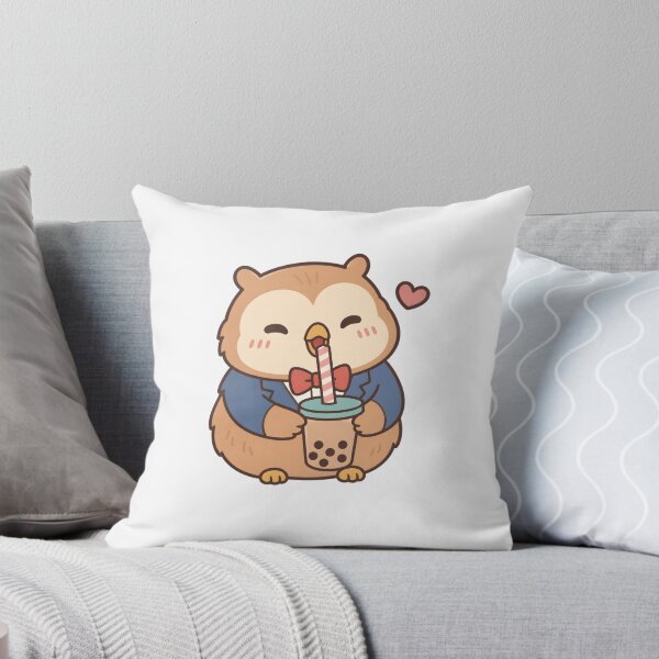 Item preview, Singing Owl Sips Boba Tea designed and sold by deag1e ⭐.