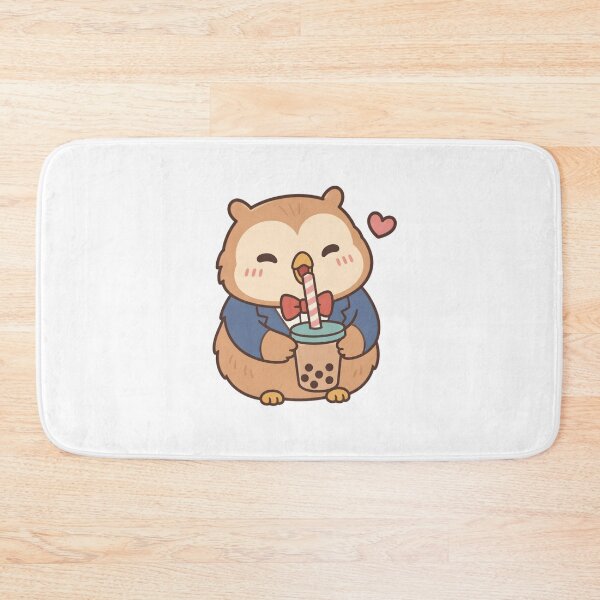 Item preview, Singing Owl Sips Boba Tea designed and sold by deag1e ⭐.
