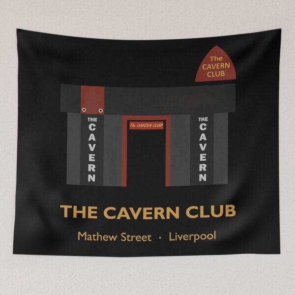 Item preview, The Cavern Club Poster | Liverpool Music Venue Print | Minimalist Music Landmark Wall Art | British Music History Decor designed and sold by FULLER FACTORY.
