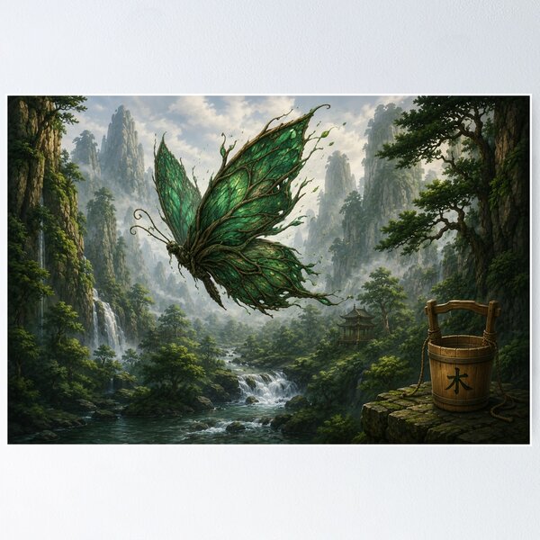 Item preview, Elemental Butterfly of the Woods designed and sold by Axokris.