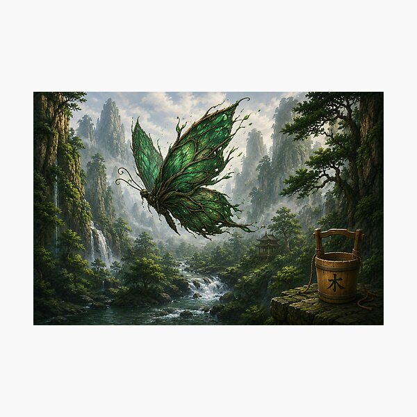 Item preview, Elemental Butterfly of the Woods designed and sold by Axokris.