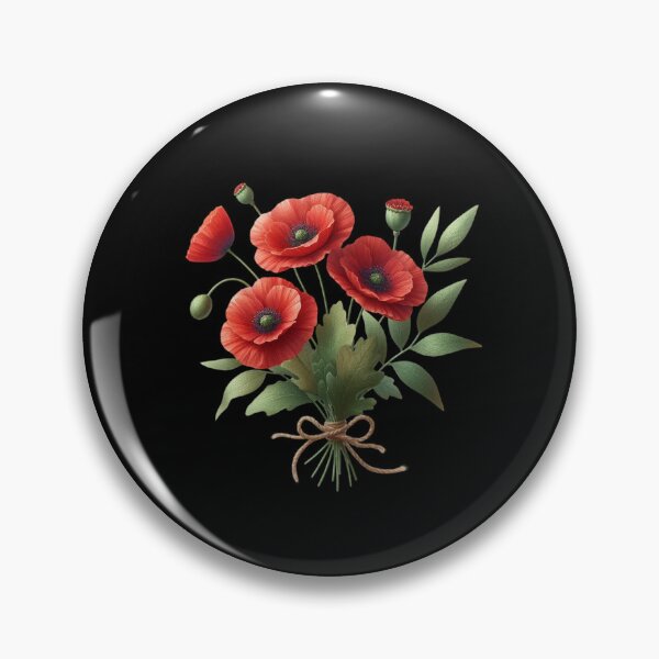 Item preview, Bouquet of Red Poppies designed and sold by Munsonlookfor.
