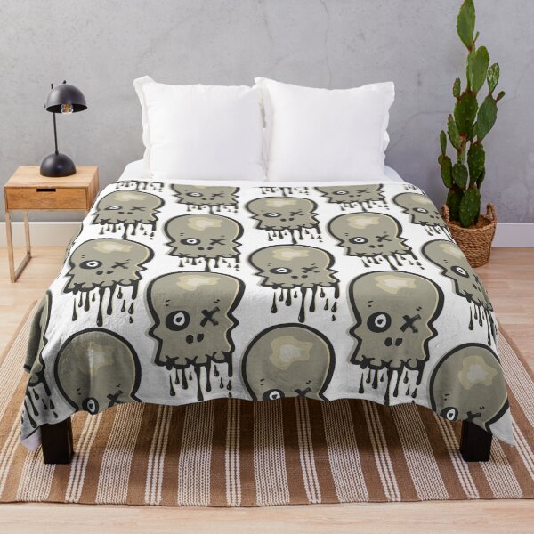 Item preview, Dripping Skull Art - Edgy Meltdown Design designed and sold by badgersmerch.
