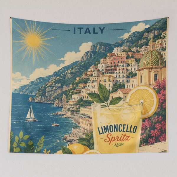 Item preview, Positano limoncello spritz paradise designed and sold by nirinalovell.