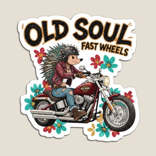 Item preview, Old Soul Fast Wheels - Custom Harley Ride designed and sold by Hellulandia - no nää ny vaa o tämmöne.
