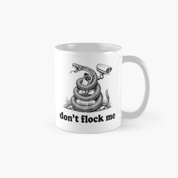 Item preview, Don't Flock Me Privacy Snake | Funny Liberty Rattlesnake Camera Graphic | Anti Surveillance Freedom Design designed and sold by bilal sibgui.
