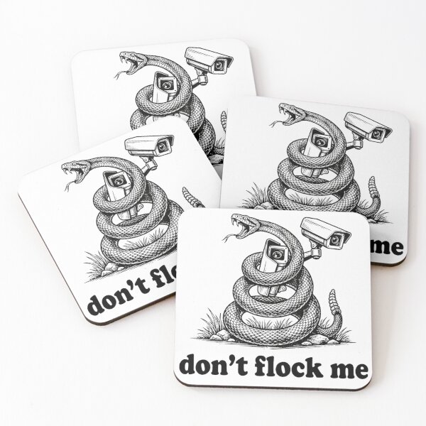 Item preview, Don't Flock Me Privacy Snake | Funny Liberty Rattlesnake Camera Graphic | Anti Surveillance Freedom Design designed and sold by bilal sibgui.