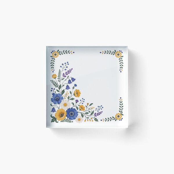 Item preview, Folk Art Flower Garden designed and sold by PetalGarden.