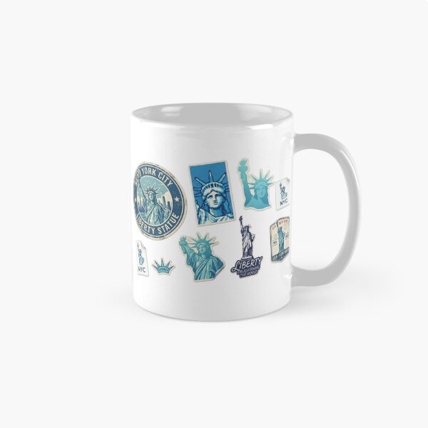 Item preview, Vintage Statue of Liberty Sticker Collection – Retro New York City Travel Aesthetic designed and sold by AstraDrip Studio.