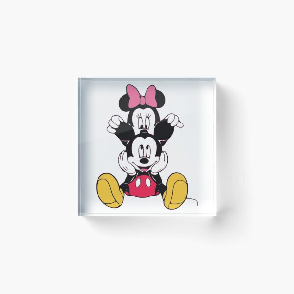Item preview, Funny Minnie Mouse Leading Mickey Mouse by His Ears designed and sold by Magico Paco.