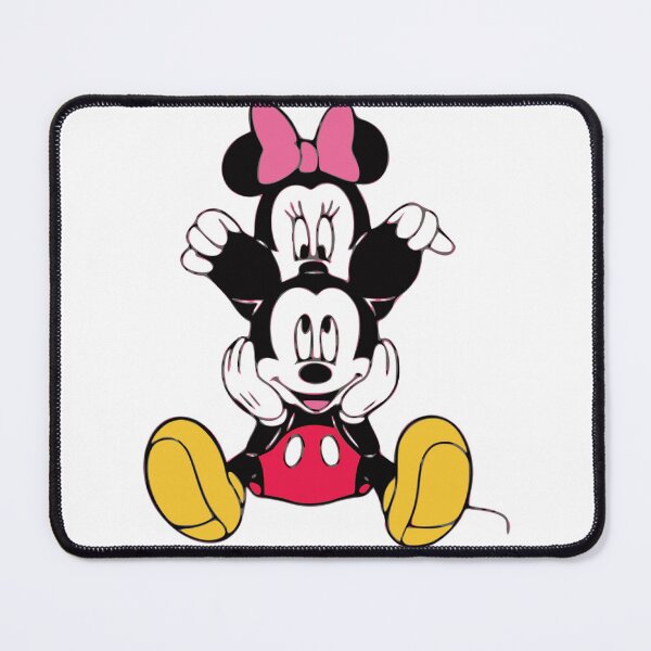Item preview, Funny Minnie Mouse Leading Mickey Mouse by His Ears designed and sold by Magico Paco.