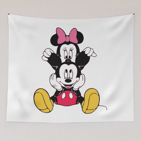 Item preview, Funny Minnie Mouse Leading Mickey Mouse by His Ears designed and sold by Magico Paco.