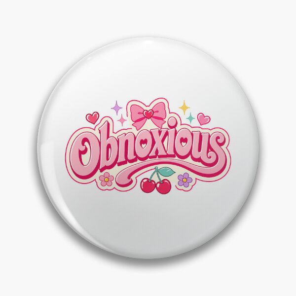 Item preview, Obnoxious Cute Girly Typography Design designed and sold by RedCircleArt.