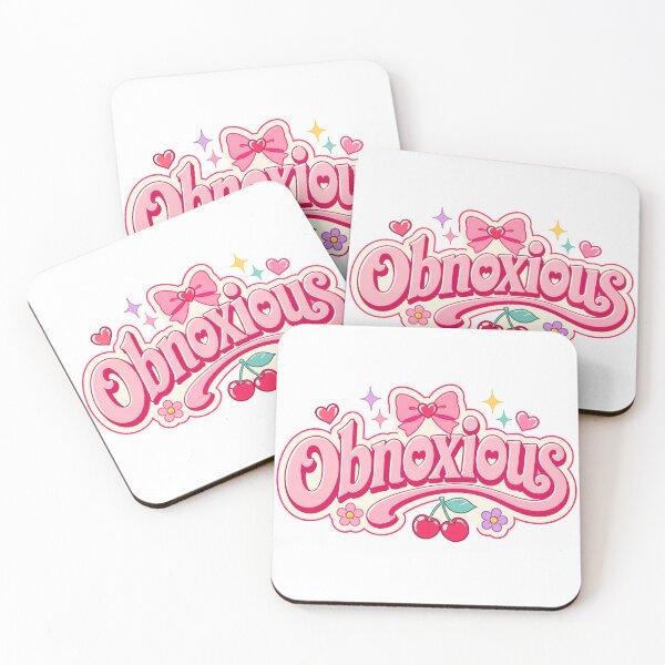 Item preview, Obnoxious Cute Girly Typography Design designed and sold by RedCircleArt.