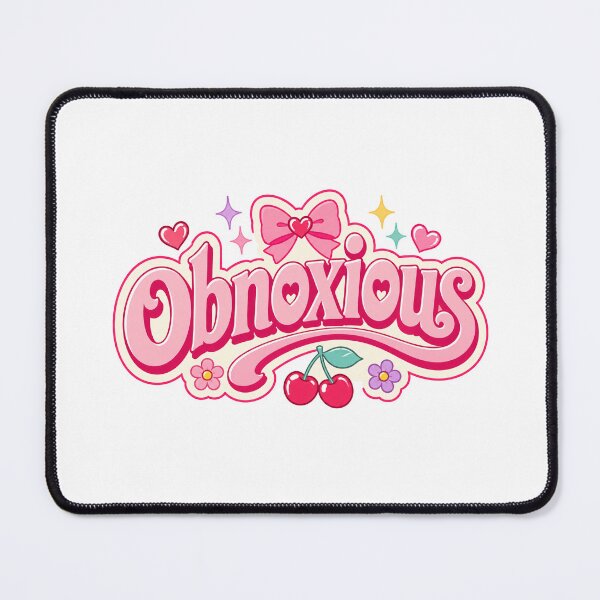 Item preview, Obnoxious Cute Girly Typography Design designed and sold by RedCircleArt.