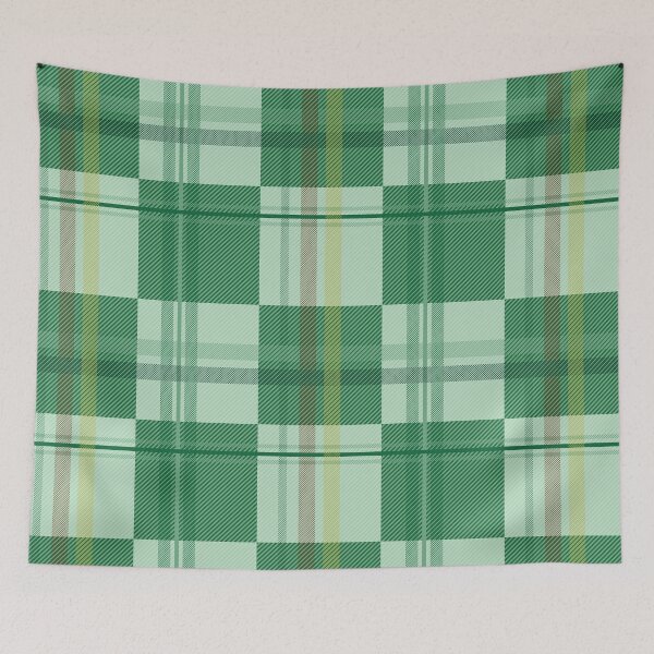 Item preview, Sage and Forest Green Tartan Plaid Pattern designed and sold by Momoko-Hikaru.