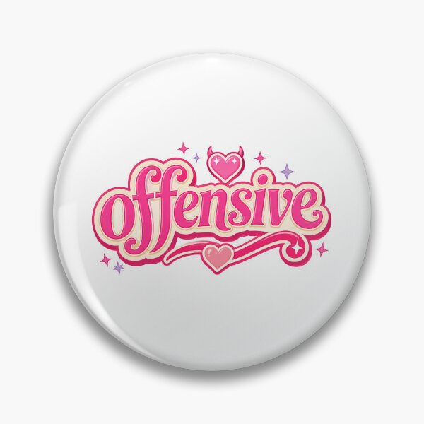 Item preview, Offensive Cute Girly Typography Design designed and sold by RedCircleArt.