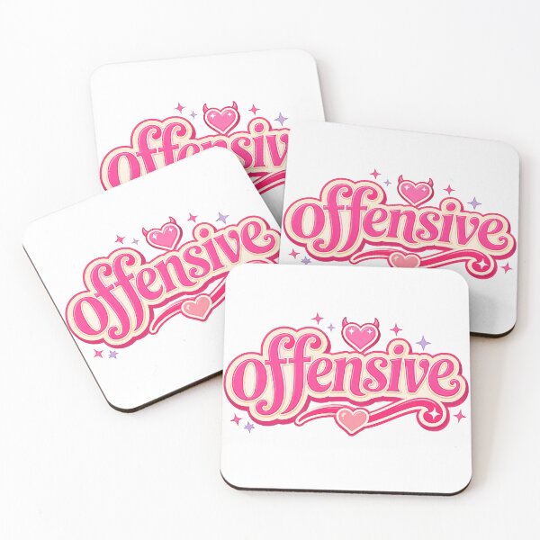 Item preview, Offensive Cute Girly Typography Design designed and sold by RedCircleArt.