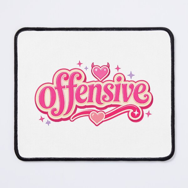 Item preview, Offensive Cute Girly Typography Design designed and sold by RedCircleArt.