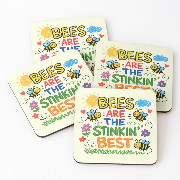 Item preview, Bees Are the Stinking Best Cute Bee Lover Funny Bee designed and sold by RockFireMerch.