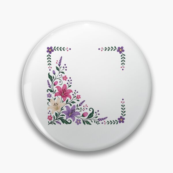 Item preview, Folk Floral Corner designed and sold by PetalGarden.