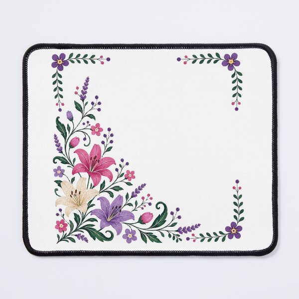 Item preview, Folk Floral Corner designed and sold by PetalGarden.
