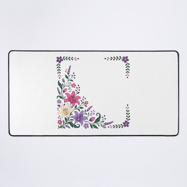 Item preview, Folk Floral Corner designed and sold by PetalGarden.