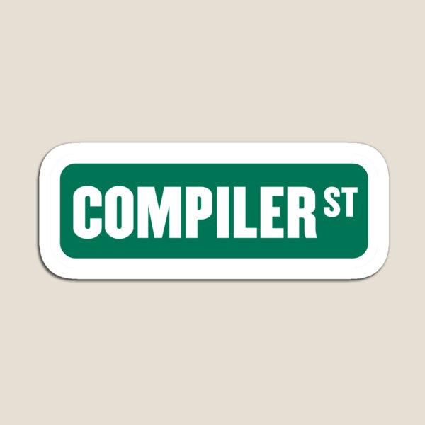 Item preview, Compiler Street designed and sold by PatchMerch.