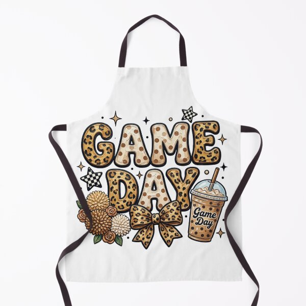 Item preview, Neutral Leopard Game Day Aesthetic Sports Season Typography designed and sold by raedattia.