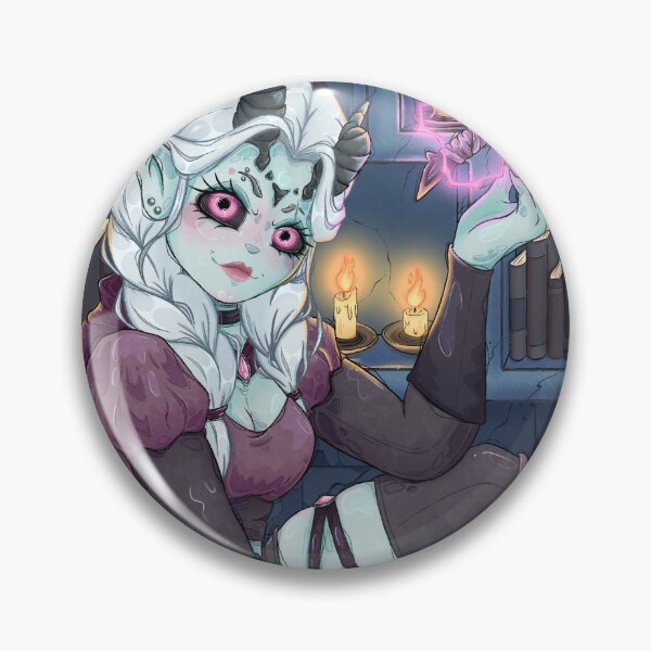 Item preview, Light Teal Rogue Arcane Trickster Tiefling designed and sold by TinyKatCreative.