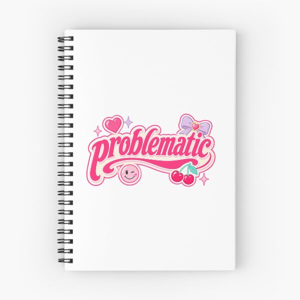 Item preview, Problematic Cute Girly Typography Design designed and sold by RedCircleArt.