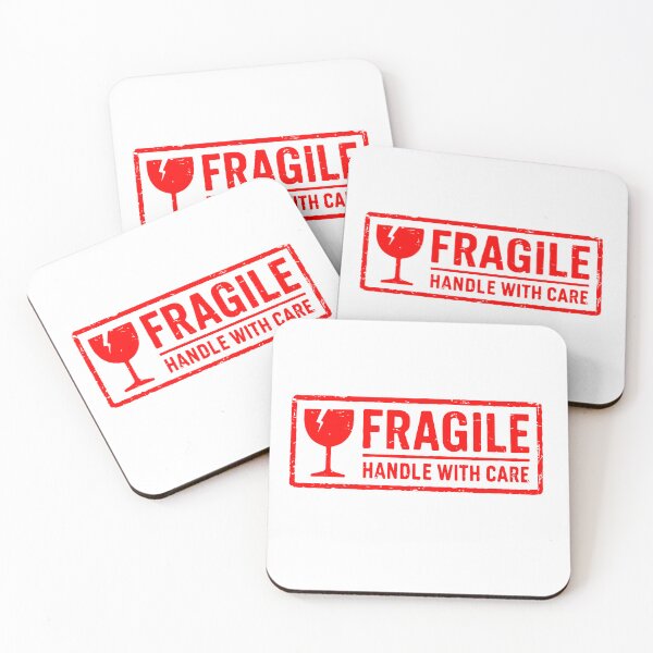 Item preview, Fragile Handle With Care Grunge Stamp designed and sold by VectorForge Studio.