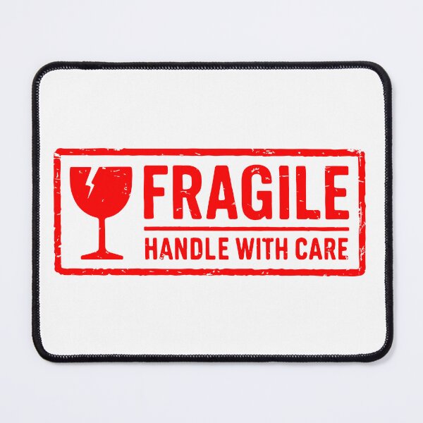 Item preview, Fragile Handle With Care Grunge Stamp designed and sold by VectorForge Studio.