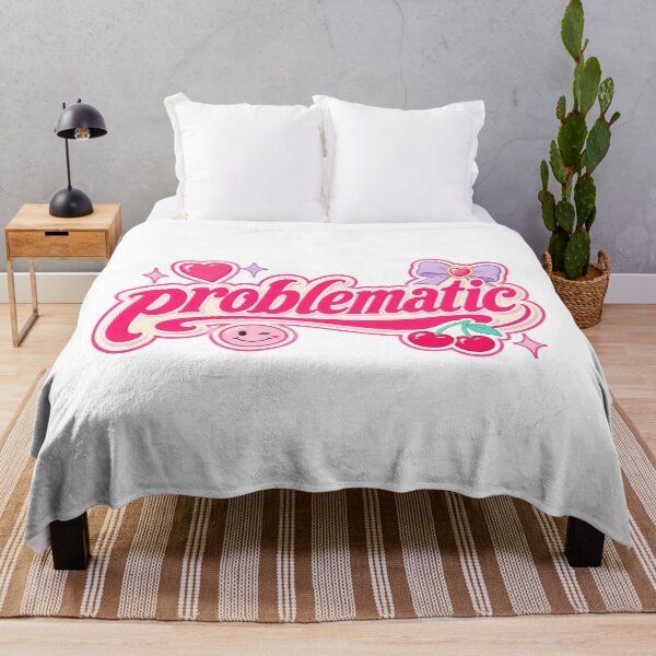 Item preview, Problematic Cute Girly Typography Design designed and sold by RedCircleArt.