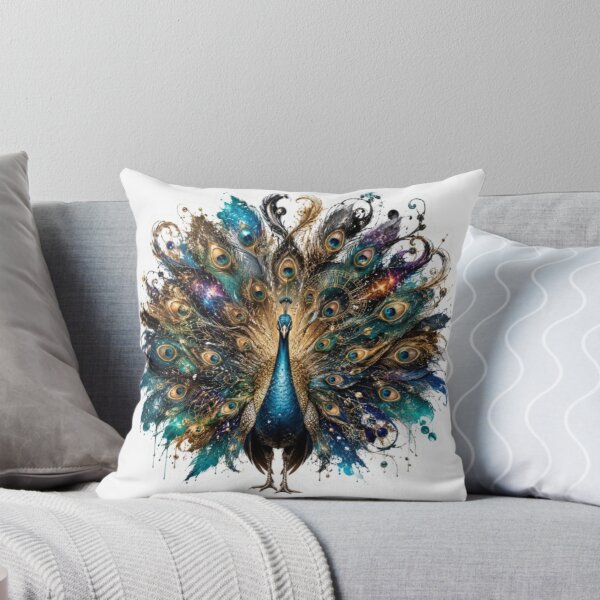Item preview, Celestial Peacock in Cosmic Bloom designed and sold by Snurly.