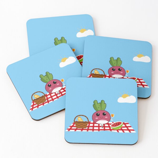Item preview, Cute radish on a picnic designed and sold by SpringSpirit.