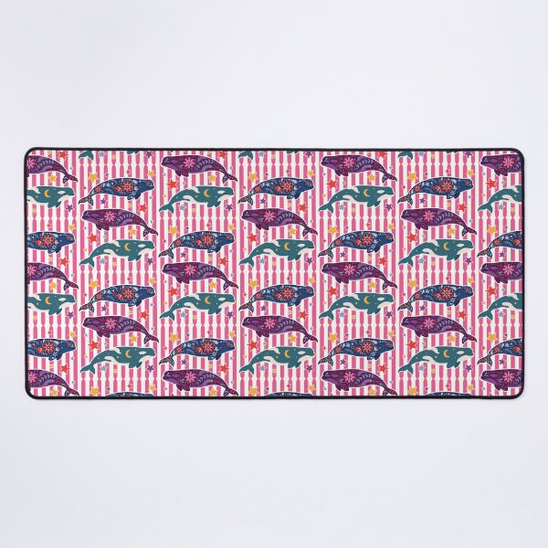 Item preview, Beluga Whales Summer Coastal Beach Vacation Floral designed and sold by Y-Vibes.