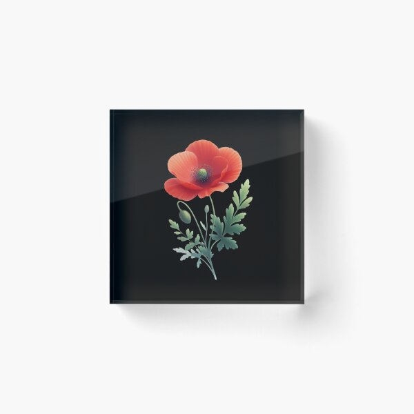 Artikelvorschau, Leuchtend roter Mohn entworfen und verkauft von Munsonlookfor.