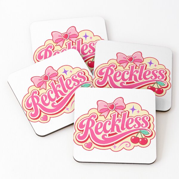 Item preview, Reckless Cute Girly Typography Design designed and sold by RedCircleArt.