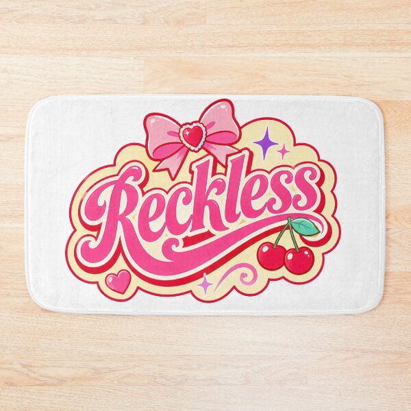 Item preview, Reckless Cute Girly Typography Design designed and sold by RedCircleArt.