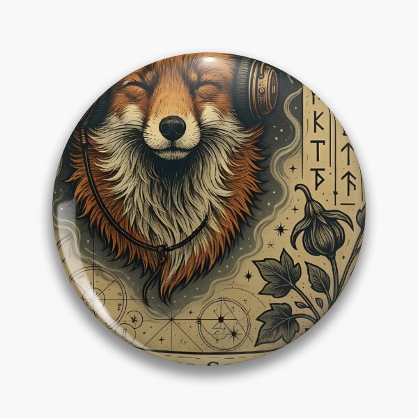 Item preview, Content Fox Listening to Audio Gear Illustratio designed and sold by Manningh7.