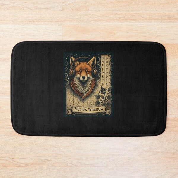 Item preview, Content Fox Listening to Audio Gear Illustratio designed and sold by Manningh7.
