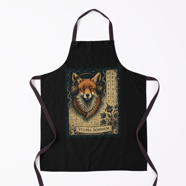 Item preview, Content Fox Listening to Audio Gear Illustratio designed and sold by Manningh7.