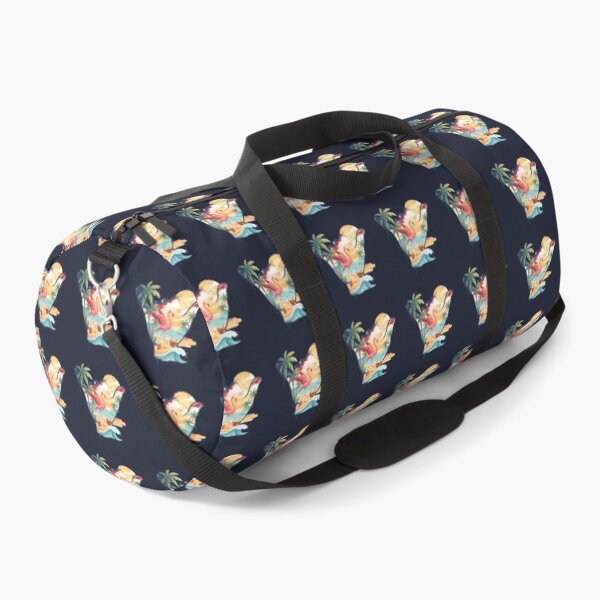 Item preview, USA Shaka Pink Flamingo Tropical Beach designed and sold by MythicCotton.