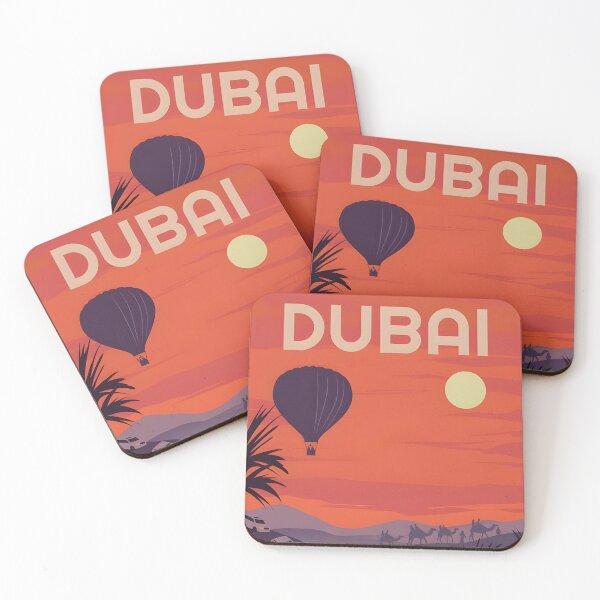 Item preview, Retro Dubai Safari Tour Poster designed and sold by RogahnModesta.