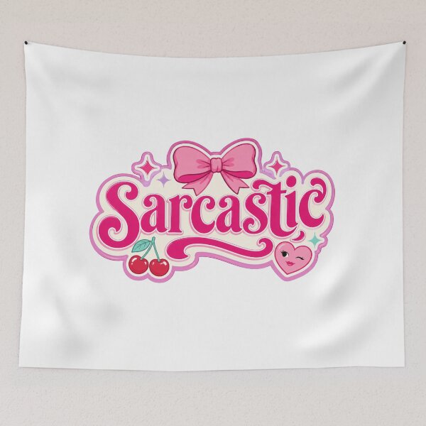 Item preview, Sarcastic Cute Girly Typography Design designed and sold by RedCircleArt.