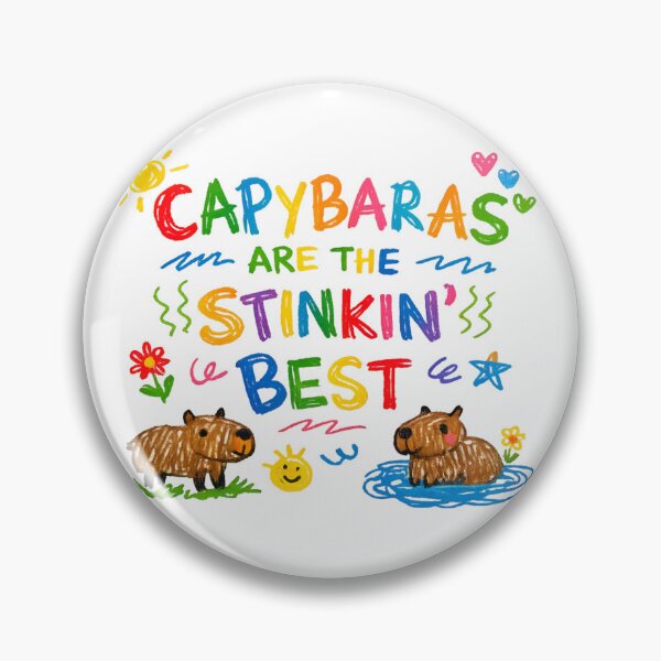 Item preview, Capybaras AreThe Stinking Best Cute Capybara designed and sold by RockFireMerch.