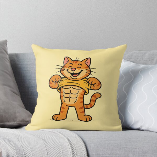 Item preview, Six Pack Kitty Funny Gym Cat – Abs Cat Lover Fitness Design, Funny Workout Gift designed and sold by AYACHI90.