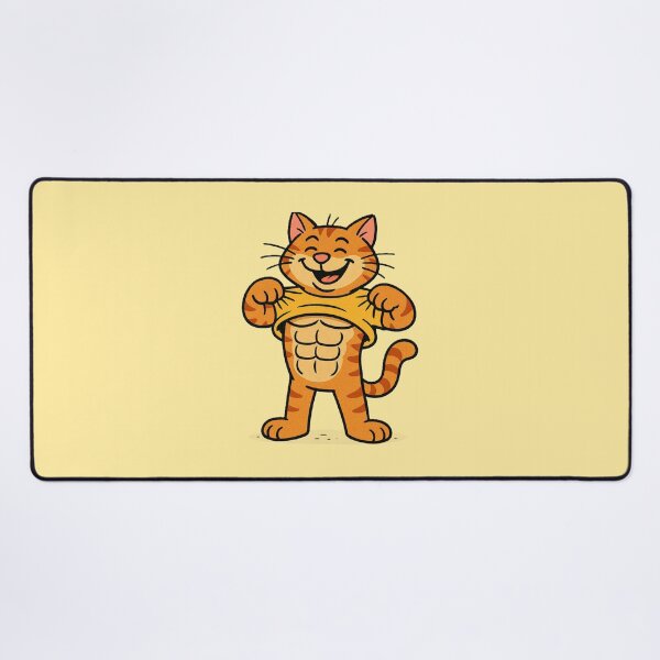 Item preview, Six Pack Kitty Funny Gym Cat – Abs Cat Lover Fitness Design, Funny Workout Gift designed and sold by AYACHI90.