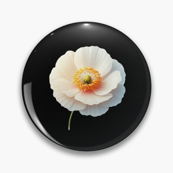 Item preview, Elegant White Poppy Blossom designed and sold by Munsonlookfor.